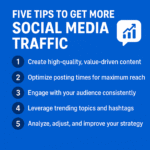 Five Tips to Get More Social Media Traffic